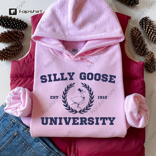 Silly Goose University Sweatshirt, Silly Goose Sweatshirt, Silly Goose University Sweat, Trendy University Sweatshirt, Silly Goose Sweat