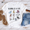 Music Albums as Books Sweatshirt and Hoodie, Music Shirt Gift for 2023 Concert, Music Lover Fan Merch Shirt, Books and Cat Music Tee- TC013