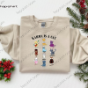 Music Albums as Books Sweatshirt and Hoodie, Music Shirt Gift for 2023 Concert, Music Lover Fan Merch Shirt, Books and Cat Music Tee- TC013