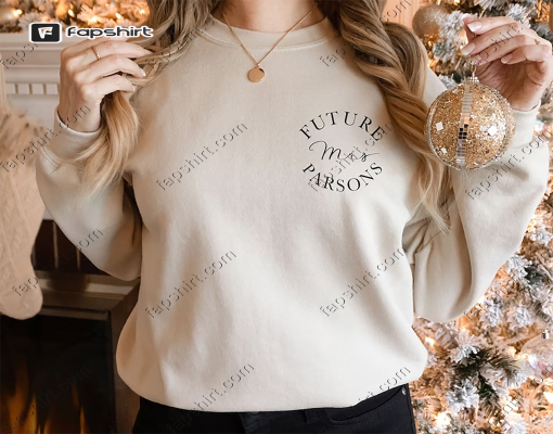 Custom Future Mrs Sweatshirt, Bachelorette Party Hoodie, Minimalist Engagement Gift, Fiance Hoodie, Bride to be Gift, Custom Bridal Gift