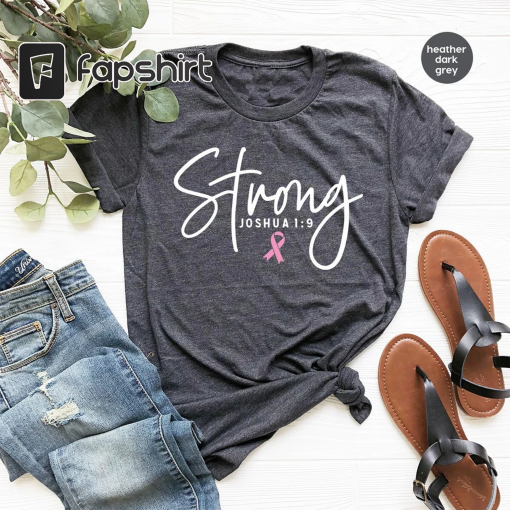 Breast Cancer Survivor Tee, Faith Shirt, Breast Cancer Shirt, Christian Apparel, Breast Cancer Awareness T-Shirt, Jesus Shirt, Cancer Gift