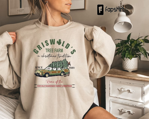 Griswold’s Tree Farm Since 1989 Sweatshirt, Christmas Shirt, Christmas Sweatshirt, Christmas Family, Christmas Gift, Women’s Christmas Shirt