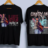 Luke Bryan Tour 2023 2 Sides Shirt, Bryan Tour 2023 Merch, Country Music Tee, Retro 90S Shirt, Concert Outfits, Gift for Fan, Unisex Shirt