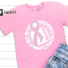 Cute Pink Ribbon Breast Cancer Awareness Football Pink Out Shirt