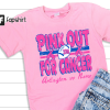 Cute Pink Ribbon Breast Cancer Awareness Football Pink Out Shirt