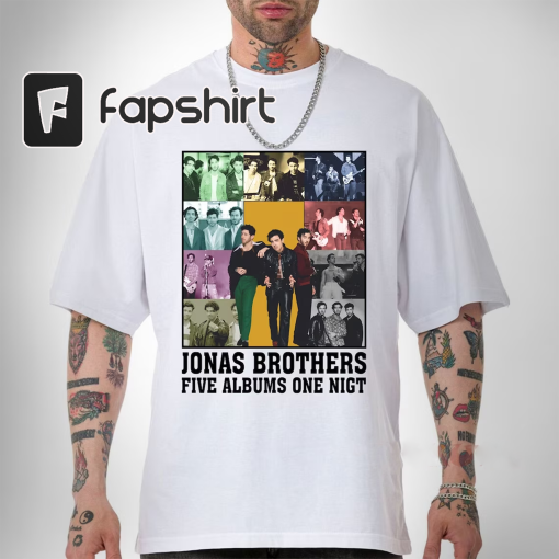 Jonas Brothers t Shirt, Jonas Five Albums One Night Tour Shirt, Jonas Brothers 2023 Tour Shirt, Jonas Shirt, Jonas Brother Merch