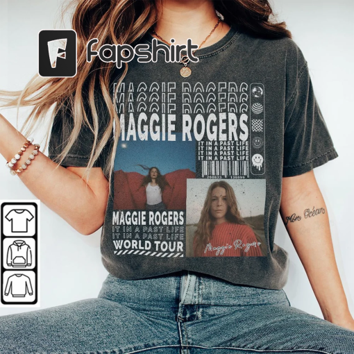 Maggie Rogers Music Shirt, Sweatshirt Y2K Merch Vintage 90s Summer of Tour 2023 Tickets Album It in a Past Life Tee Hoodie L2604M