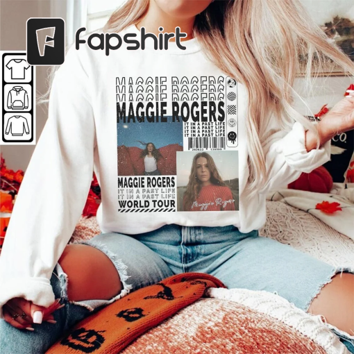 Maggie Rogers Music Shirt, Sweatshirt Y2K Merch Vintage 90s Summer of Tour 2023 Tickets Album It in a Past Life Tee Hoodie L2604M