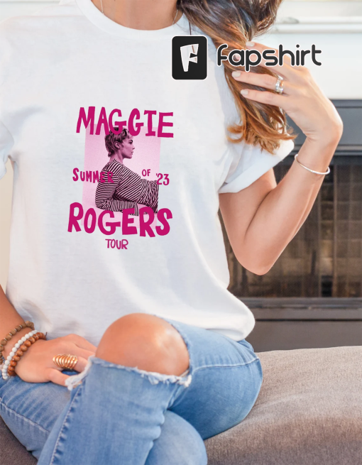 Maggie Rogers Front and Back Shirt, Maggie Rogers UK & EU Summer Of 23 Tour, Maggie Rogers 2023 Concert, Maggie Rogers Tour Shirt For Fan