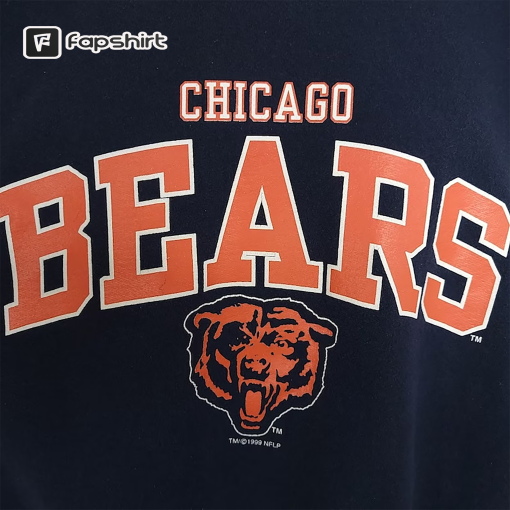 Chicago Bears Sweatshirt Vintage 90s NFL Football Pro Sports Blue Mens