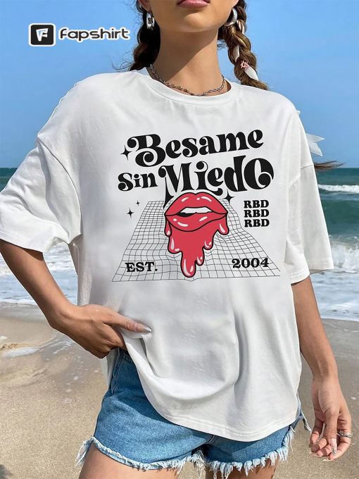 Bésame sin miedo RBD Soy Rebelde Tour 2023 Shirt, Camiseta RBD, Bésame sin miedo, rebelde concert, Rebelde shirt, Generación rebelde