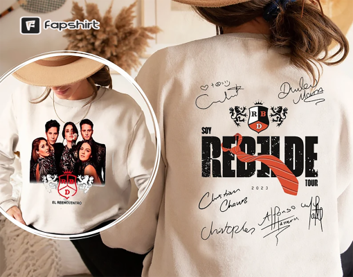 Soy Rebelde Tour 2023 Shirt, Soyrebelde Fan Shirt, RBD Tour 2023 Hoodie, Rebelde Sweater, Tour 2023 Shirt, Fan Shirt, RBD Concert Tshirt,