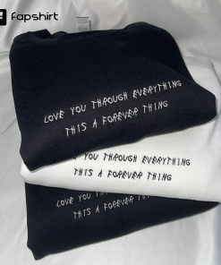 Drake Embroidered Crewneck, Drake quote, Oversized Sweatshirt,…