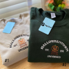 Halloween Town University Embroidered Halloween crewneck sweater