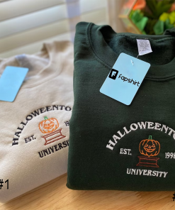 Halloweentown University Embroidered Sweatshirt | Fall Sweater…