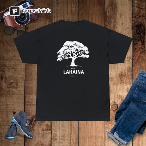 Lahaina Support Maui T-shirt Back Design T-shirt