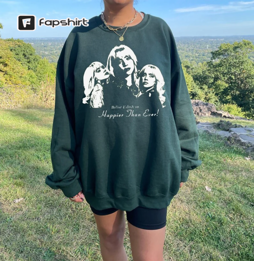 Happier Than Ever Billie shirt, Happier Than Ever Vintage Shirt, Billie Eilish Tshirt, Vintage 90s Aesthetic T-shirt, Billie Eilish Merch