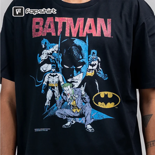 90s Retro Vintage Styled Batman T-shirt, comic book shirt, Shirt for Men, Shirt for Women, Batman Fan Art Shirt, 80s Movies T Shirt