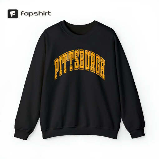 Steelers Sweatshirt Vintage Pittsburgh Steelers Crewneck Trendy Steelers Retro Sweatshirt Steelers Fan Gift