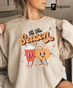 Tis The Season Sweatshirt, Vintage Sweatshirt, Fall…