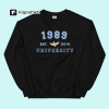 1989 TS TV Tshirt, 1989 Era Shirt, Swiftie Merch, Gift For Swiftie, Eras Tour Outfit, 1989 Eras Merch, Comfort Colors Crewneck