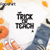 Trick or Teach svg, Spooky Teacher Shirt, Ghost svg, Halloween svg, Retro svg, Funny Halloween png, svg file for cricut