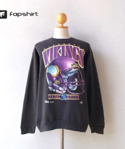 Minnesota Vikings Crewneck Sweatshirt, Vintage Minnesota Sweater,…