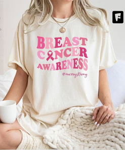 Comfort Colors Oversized T-Shirt, Breast Cancer Awareness…