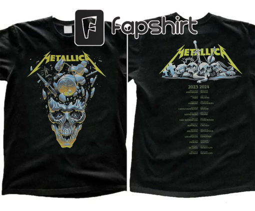 Metallica Band Thrash Metal Tour 2023 2024 Shirt, Metallica Band Shirt, Vintage Metallica Band Shirt, Metallica Band Unisex, Metallica Band