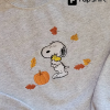 Snoopy Halloween Embroidered Sweatshirt, Peanuts Embroidered Sweatshirt, Snoopy Pumpkin Embroidered Sweatshirt, Halloween Gift