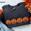 Ghost Ice Coffee Embroidery Sweatshirt