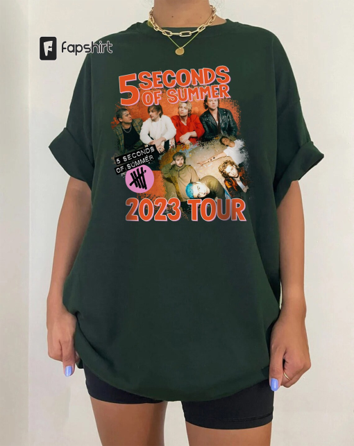 5 Seconds Of Summer Music Shirt, 5SOS Take My Hand Tee, Vintage The Show 2023 Tour Shirt, 5SOS Shirt, Gift For Fans