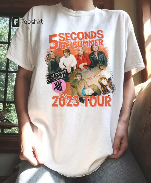 5 Seconds Of Summer Music Shirt, 5SOS Take My Hand Tee, Vintage The Show 2023 Tour Shirt, 5SOS Shirt, Gift For Fans