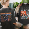 5 Seconds Of Summer Music Shirt, V1 Y2K Merch Vintage The Show 2023 Tour 5 Seconds Of Summer Sweatshirt 5SOS 2023 Gift