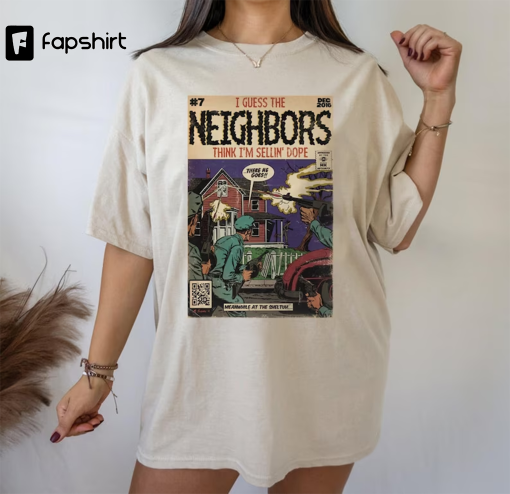 J. Cole – Neighbors Comic Book Inspired Tee, J. Cole Vintage Shirt