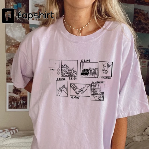 Heartstopper Phases Inspired Book Sweatshirt, Nick and Charlie Shirt, Spotify Inspired Shirt, Heartstopper leaves Gift, Inspired book shirt