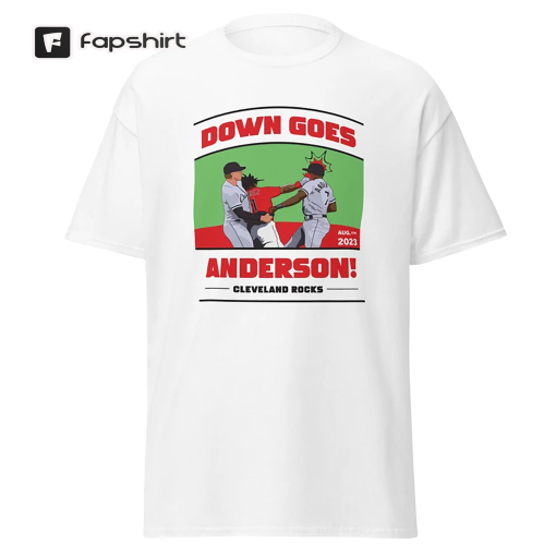 Jose Ramirez vs Tim Anderson – Down Goes Anderson! – Cleveland Guardians Tee