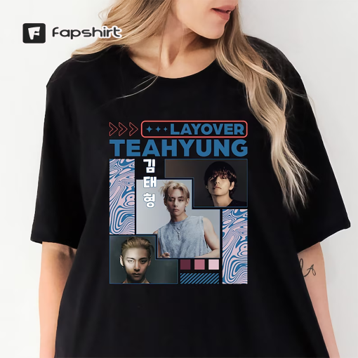 Retro V Layover Shirt, Layover Album Shirt, V Is Coming Shirt, Layover Tracklist, Taehyung Kpop Shirt, Layover By V Shirt,Kim Taehyung Shirt