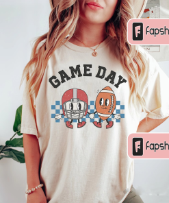 Football Game Day Shirt, T-Mom Shirt, Football…