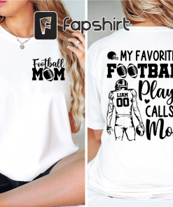 Football Mom Shirt, Personalized Football My Favorite…