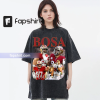 Nick Bosa Vintage Wash T Shirt 90s San Fransisco Football Team T-Shirt Retro Football Shirt Defensive End Homage Unisex Short Sleeve