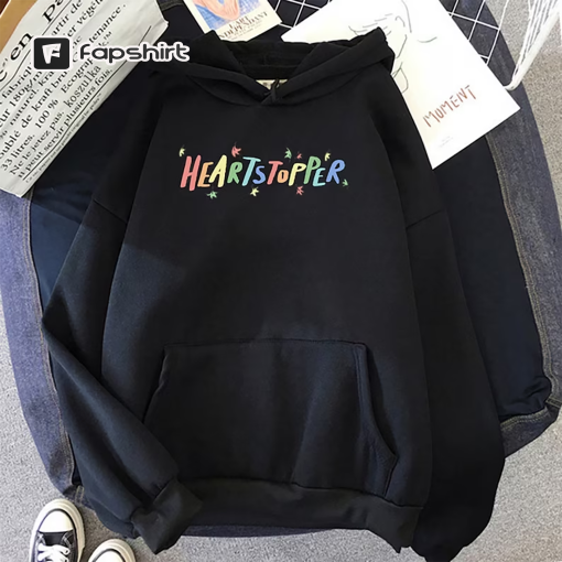 Heartstopper Letter Print Hoodies,Letter Print Hoodies,Fashion Coat,Hip-Hop Hoodies,Harajuku Sweatshirt,Oversized Hoodie,Unisex Streetwear