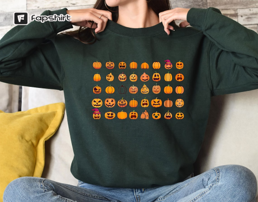 Halloween Pumpkin Sweatshirt, Retro Halloween Shirt, Cute Pumpkin Sweater, Mom Halloween T-Shirt, Trendy Fall Sweatshirt, Halloween Costume