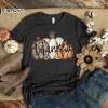 Love Fall Y’All Shirt, Leopard Print Fall Shirt, Thanksgiving,Hello Pumpkin, Fall Vibes, Peace Love Thanksgiving, Family Thanksgiving Shirt