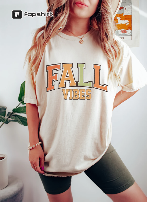 TRENDY Fall Vibes shirt, Fall shirt, Halloween shirt, fapshirt design, Retro Fall shirt, vintage, Pumpkin Season