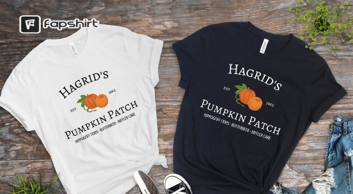 Hagrid’s Pumpkin Patch Shirt, Farm Shirt, Wizard Shirt, HP Fan Gift, Potterhead Gift, Fandom Merch, Pumpkin Patch Shirt, Fall Shirt