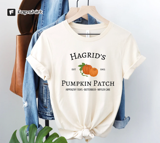 Hagrid’s Pumpkin Patch Shirt, Farm Shirt, Wizard Shirt, HP Fan Gift, Potterhead Gift, Fandom Merch, Pumpkin Patch Shirt, Fall Shirt