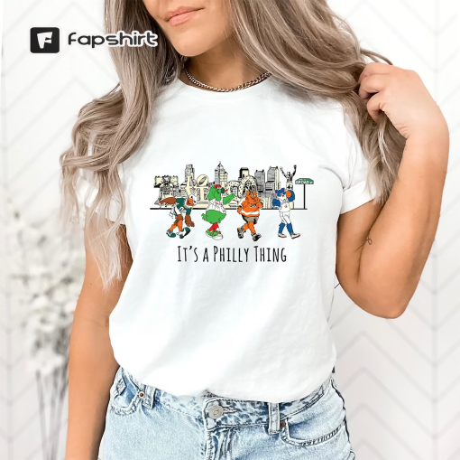 Philadelphia Football Shirt, Philadelphia Skyline Sport Shirt, Philly Mascots ,Brotherly Love Team, Philadelphia Eagles Shirt,