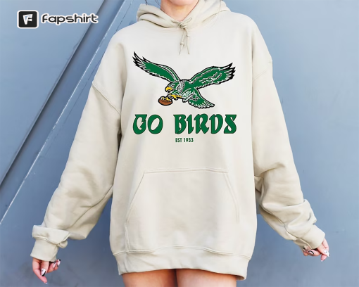 Go Birds Shirts, Philly Sweatshirt, Vintage Philly Tees, Philadelphia Eagles football Hoodies, Eagles fans, Football Crewneck, NFL Gifts