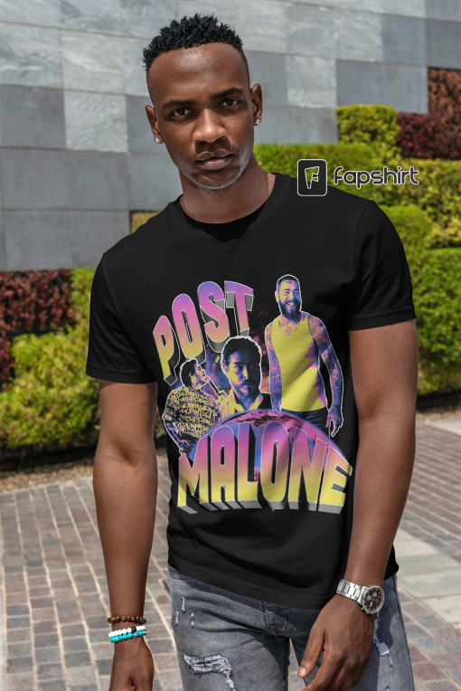 Posty Malone T-Shirt, Pop Music, Bootleg Graphic Tee, Concert Shirt, Posty Malone Tee, Gift, Trending Shirt, TikTok, Streetwear Fashion